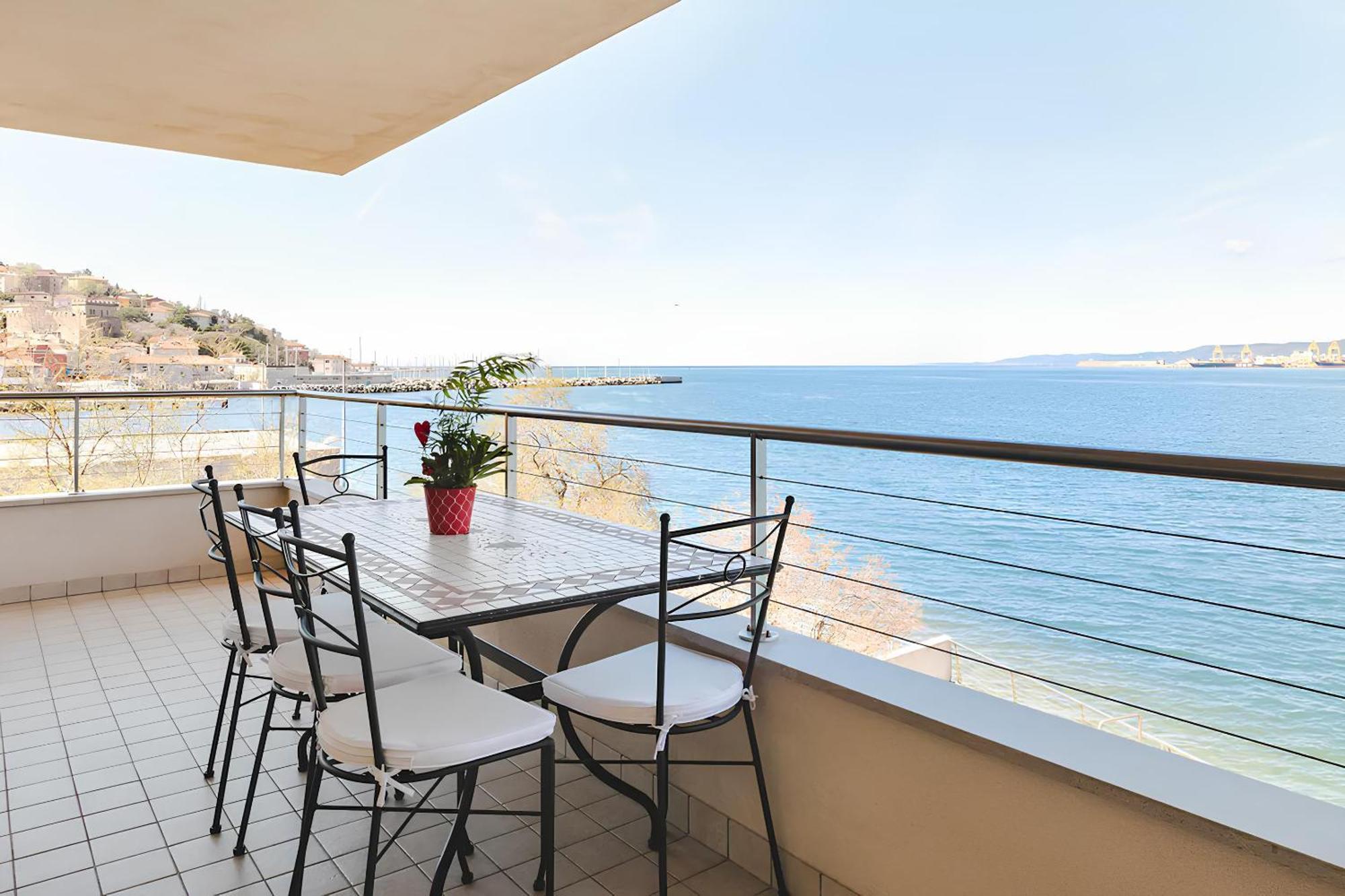 Attico Riva Mare Múggia Exterior foto